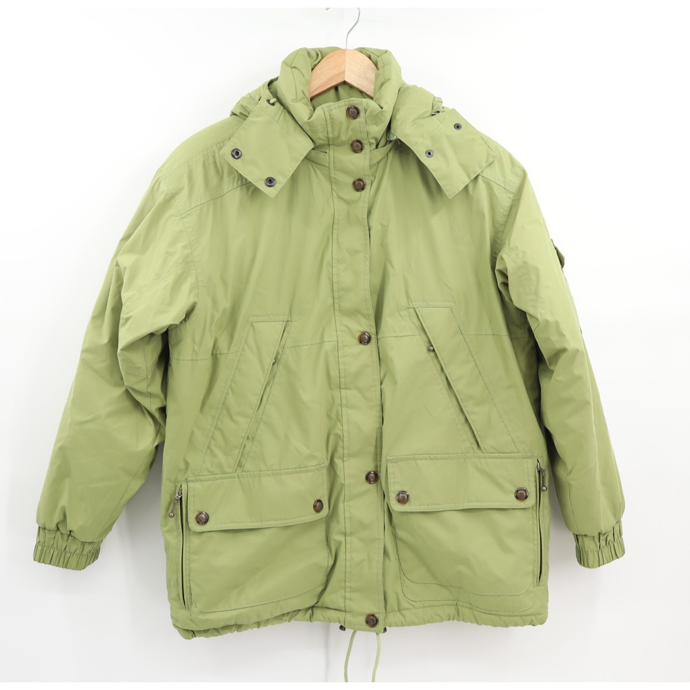 Obermeyer Women's Solstice Ski/Snowboard Removeable Hooded Jacket Green Sz 8